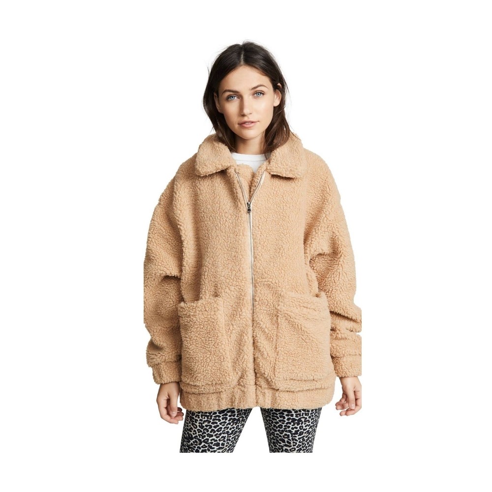 I.AM.GIA Caramel Pixie Teddy Sherpa Shopbop Coat fuzzy Tan Beige XS X-Small
